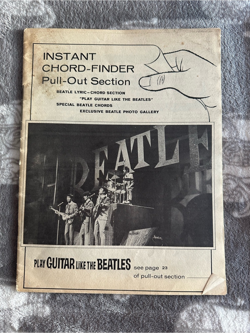 Vintage ‘Beatles’ Instant Chord Finder